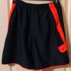 Nike Blue and Orange Shorts